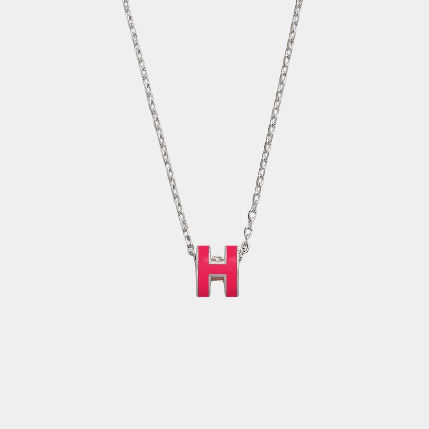 Mini Pop H Pendant Palladium Plated