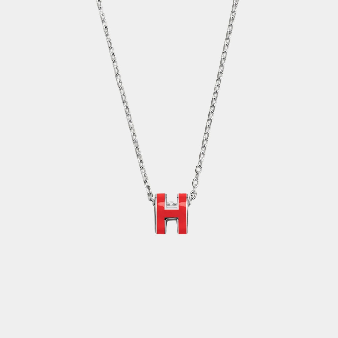 Mini Pop H Pendant Palladium Plated