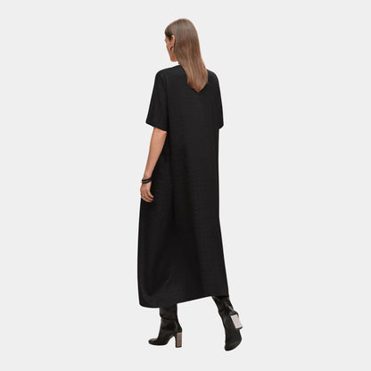Mosaique Belted Caftan in Jacquard Silk