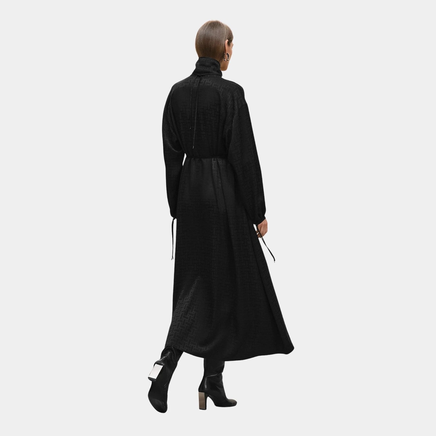 Mosaique Drawstring Long Dress