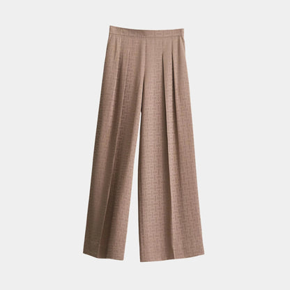 Mosaique Pants in Jacquard Silk