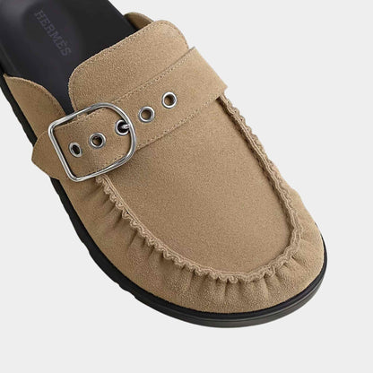 Mules Key Suede Calfskin