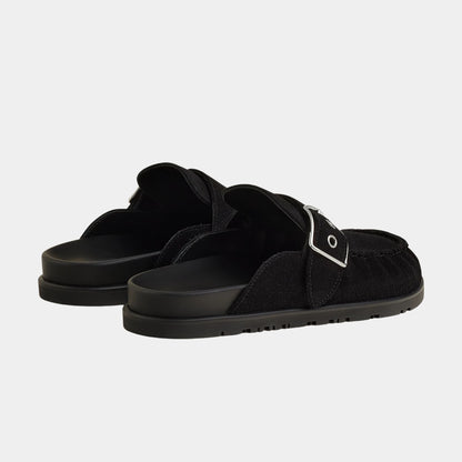 Mules Key Suede Calfskin