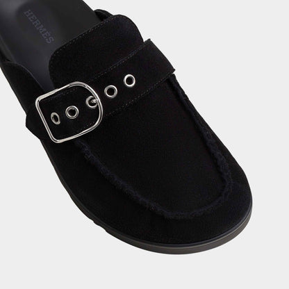 Mules Key Suede Calfskin