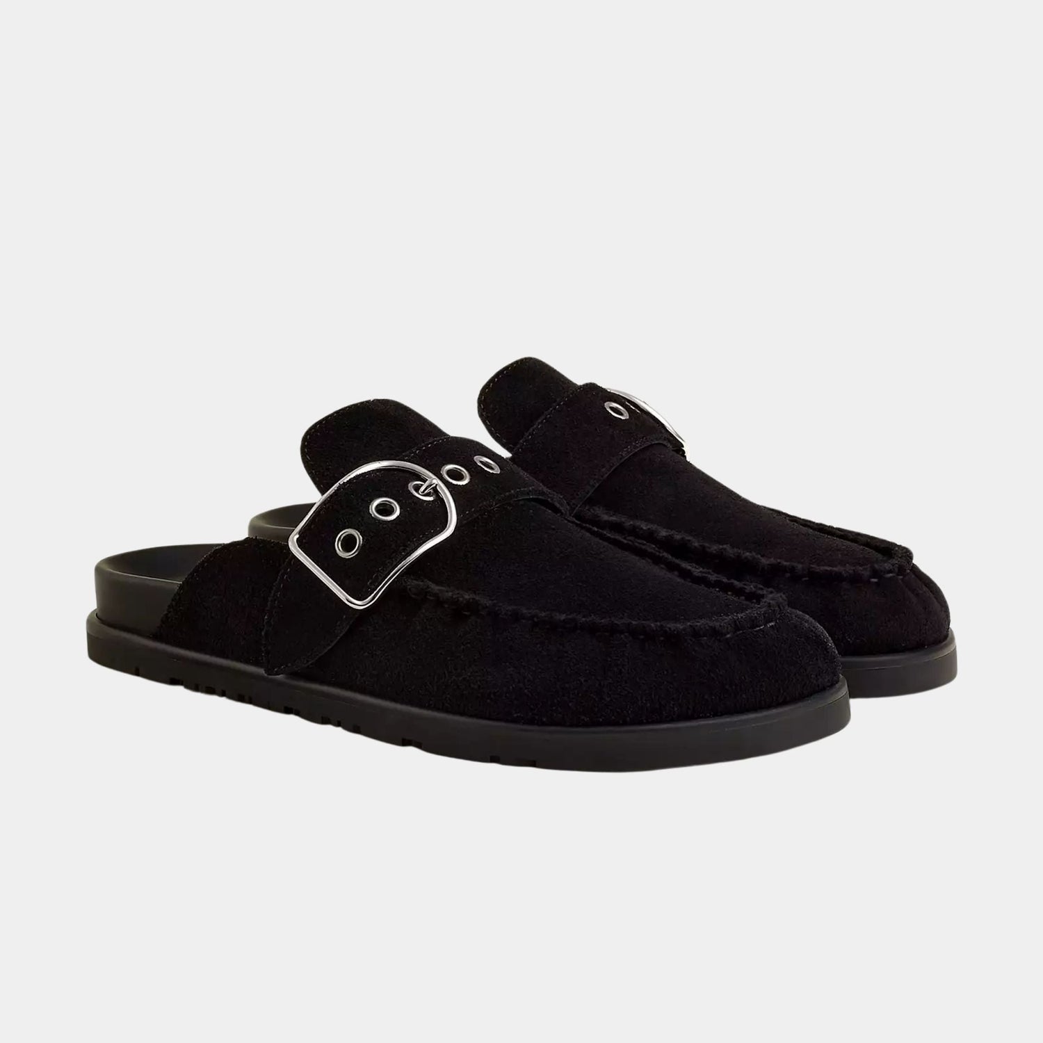 Mules Key Suede Calfskin