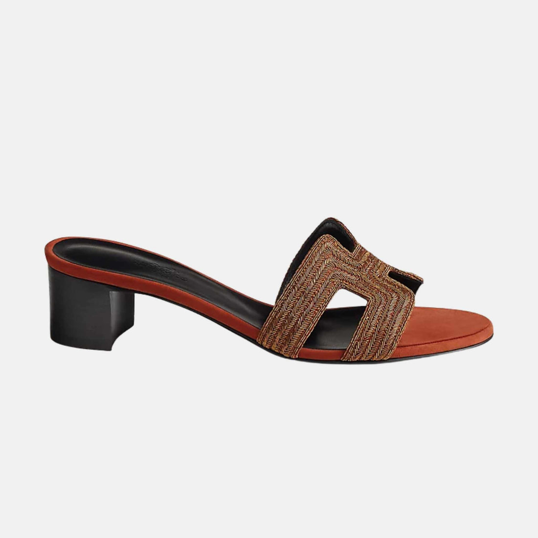 Oasis Sandal Suede Goatskin And Dabka