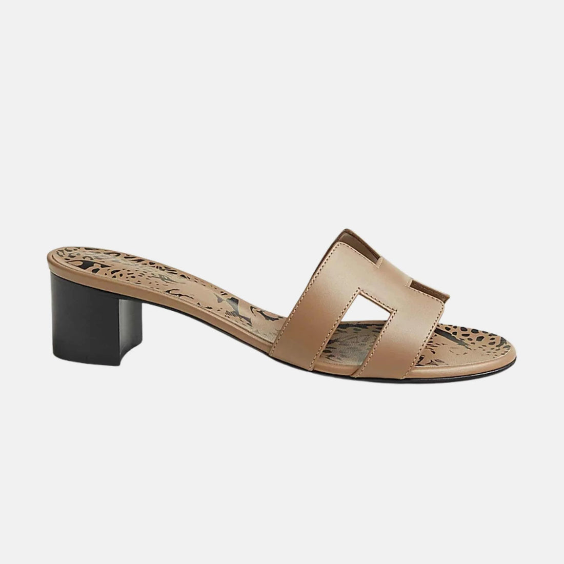 Oasis Sandals Calfskin Beige Argile