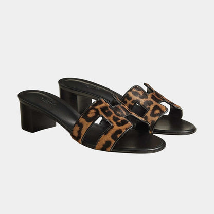 Oasis Sandals in Moire Calfskin