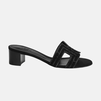 Oasis Sandals Suede Arcane Rhinestone