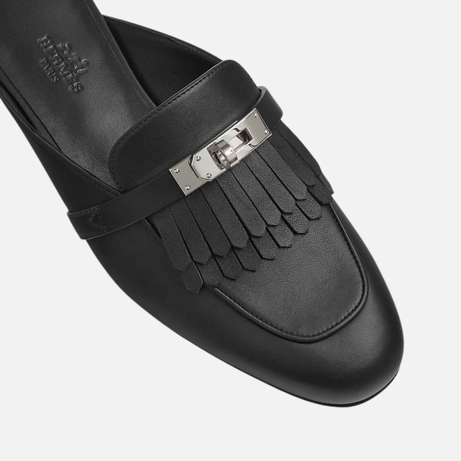 Oz Mule Fringed Calfskin PHW