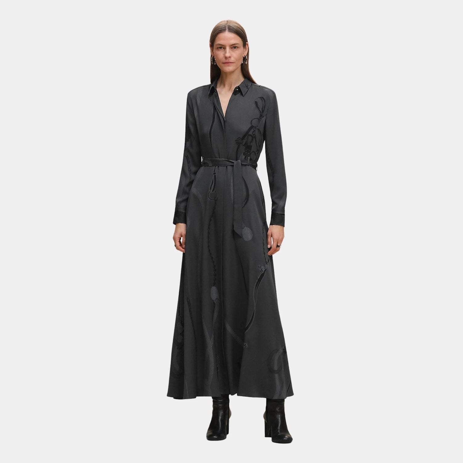 Palefroi Remix Buttoned Long Dress