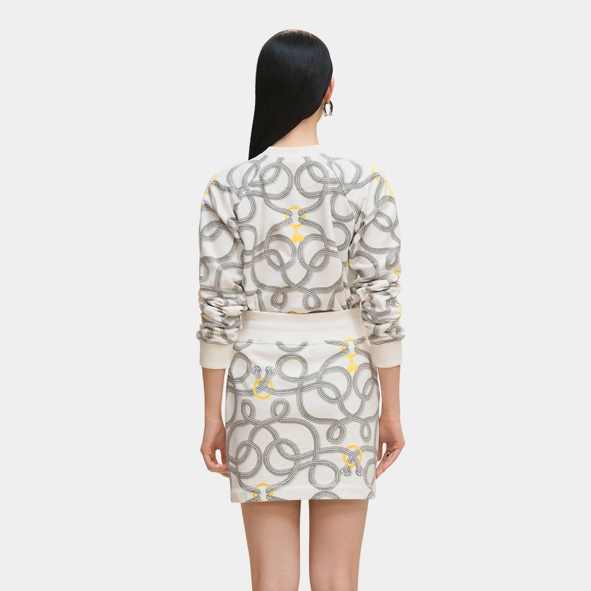 Palefroi Remix Printed Mini Skirt