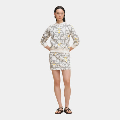Palefroi Remix Printed Mini Skirt