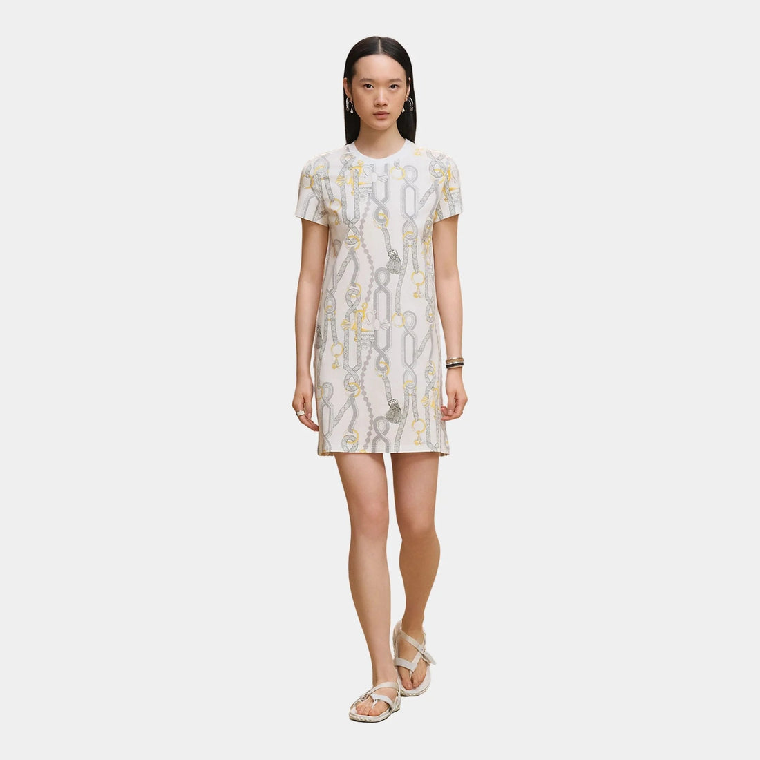 Palefroi Remix Printed Straight Dress