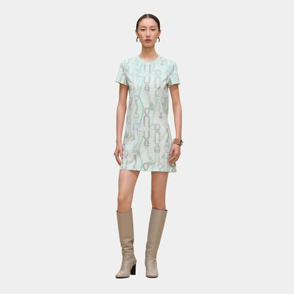 Palefroi Remix Printed Straight Dress