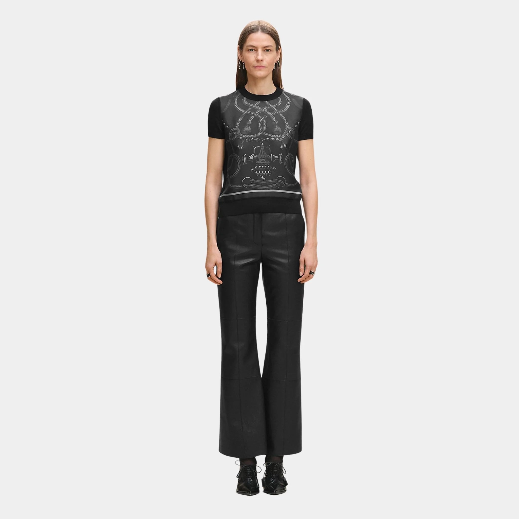 Palefroi Remix Short-sleeve Twillaine Sweater