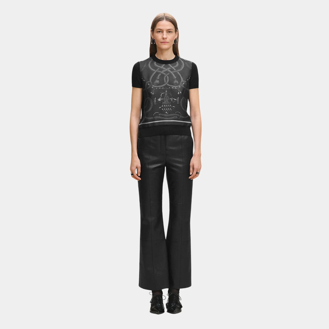 Palefroi Remix Short-sleeve Twillaine Sweater