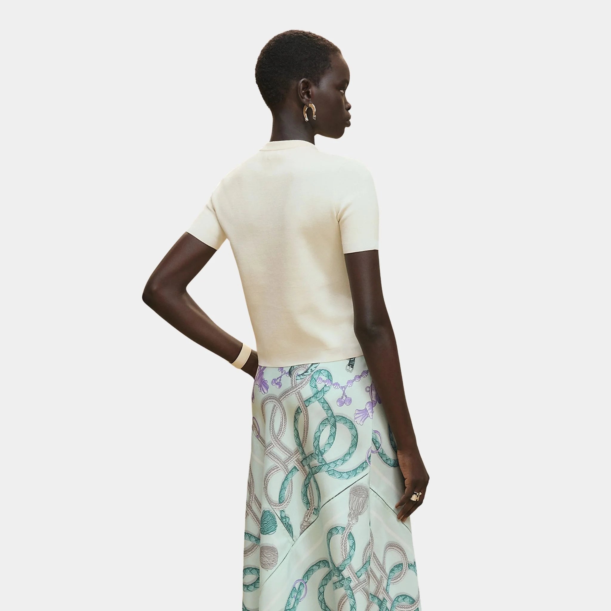 Palefroi Remix Short-sleeve Sweater in Knit