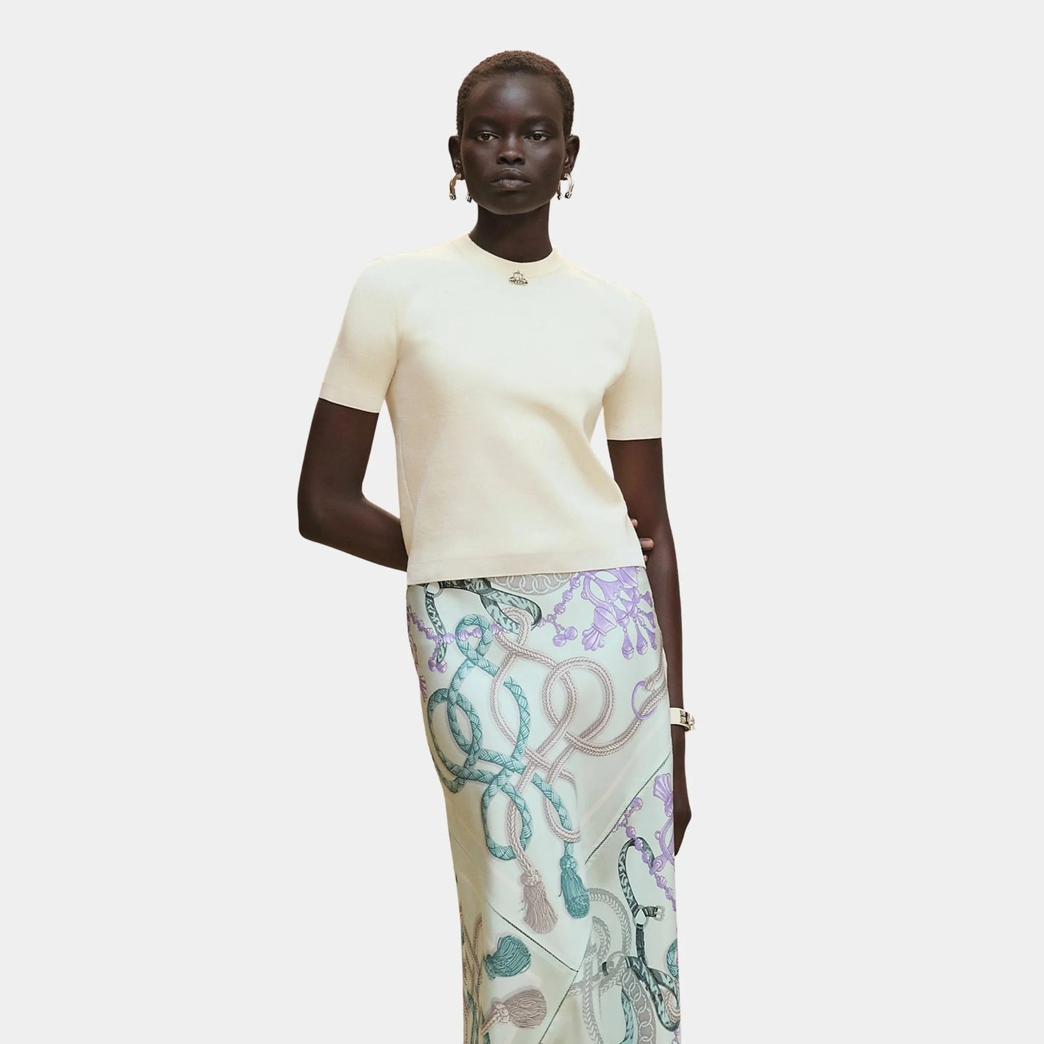 Palefroi Remix Short-sleeve Sweater in Knit