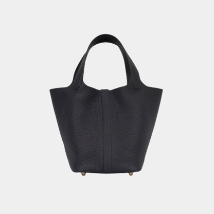 Picotin 18 Taurillon Clemence Black GHW