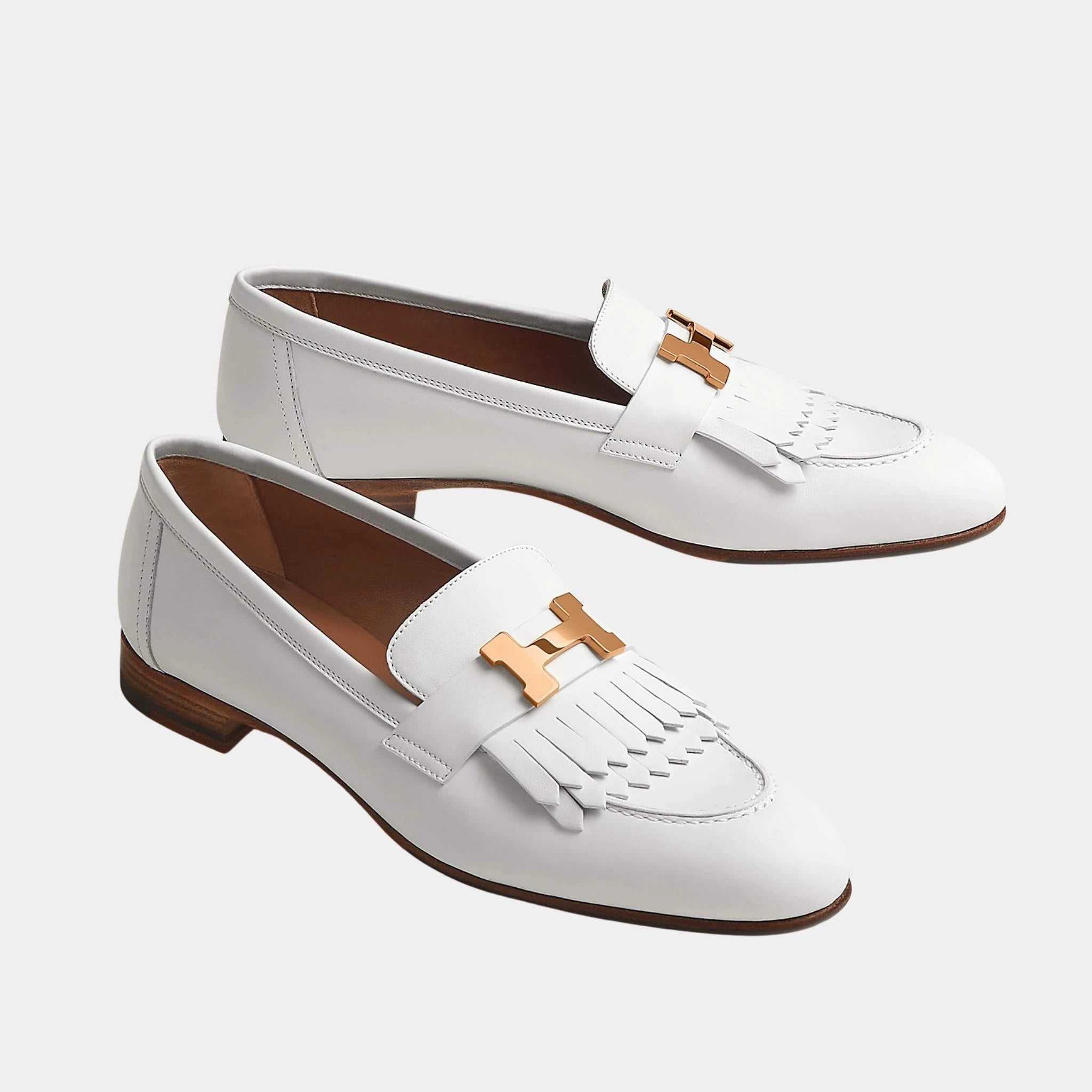 Royal Loafer in Calfskin with Rose Gold Plated Buckle