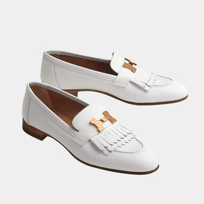 Royal Loafer in Calfskin with Rose Gold Plated Buckle