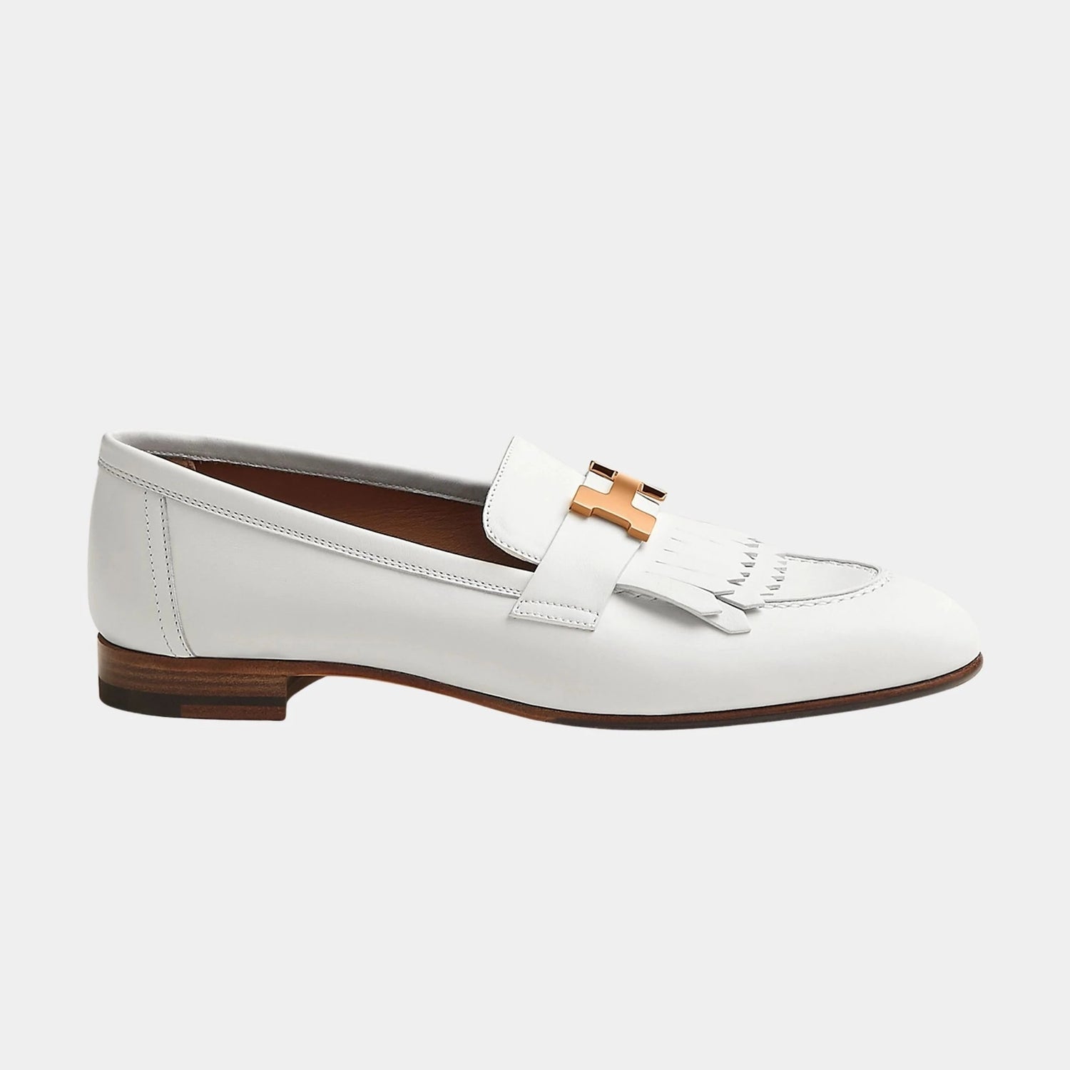 Royal Loafer in Calfskin with Rose Gold Plated Buckle