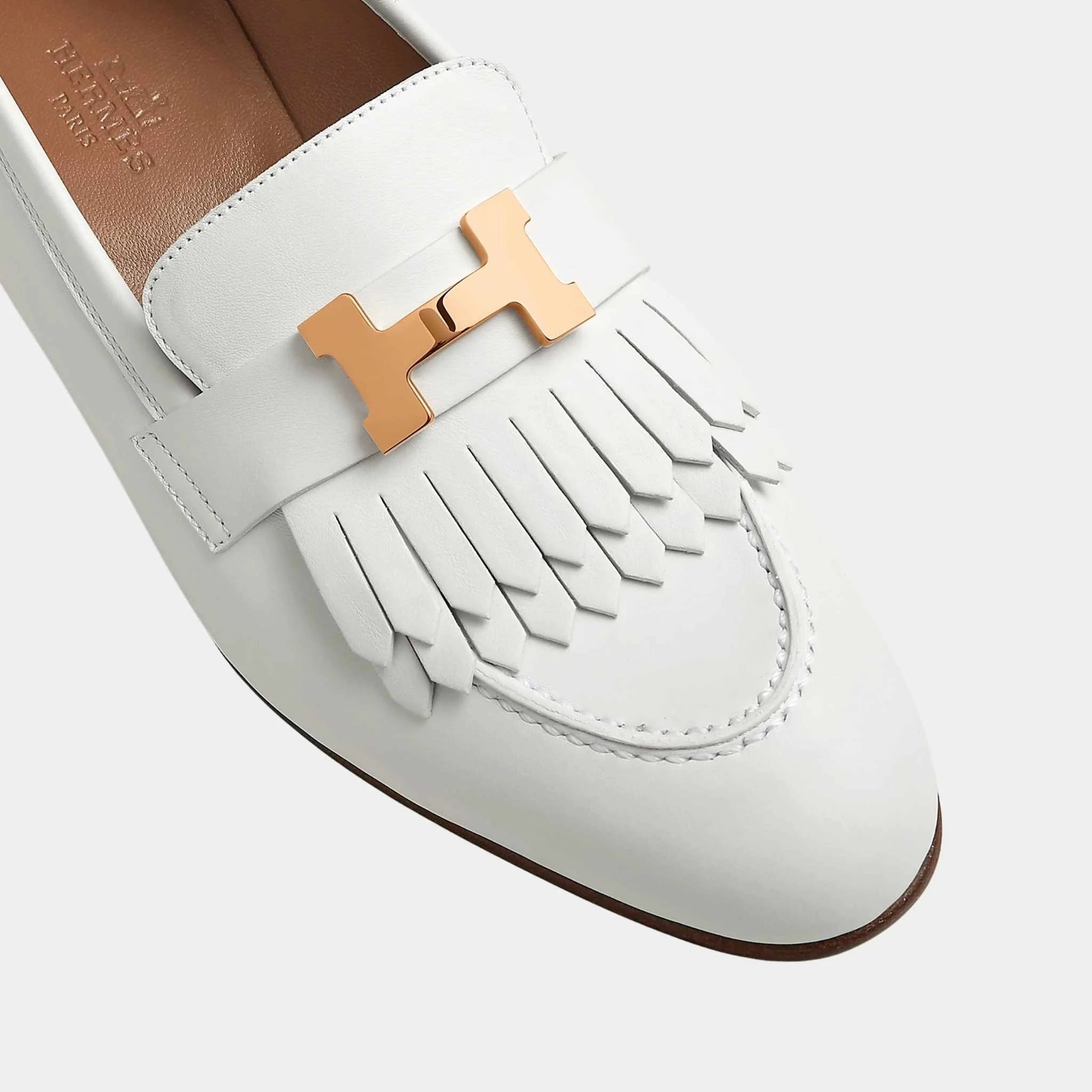 Royal Loafer in Calfskin with Rose Gold Plated Buckle