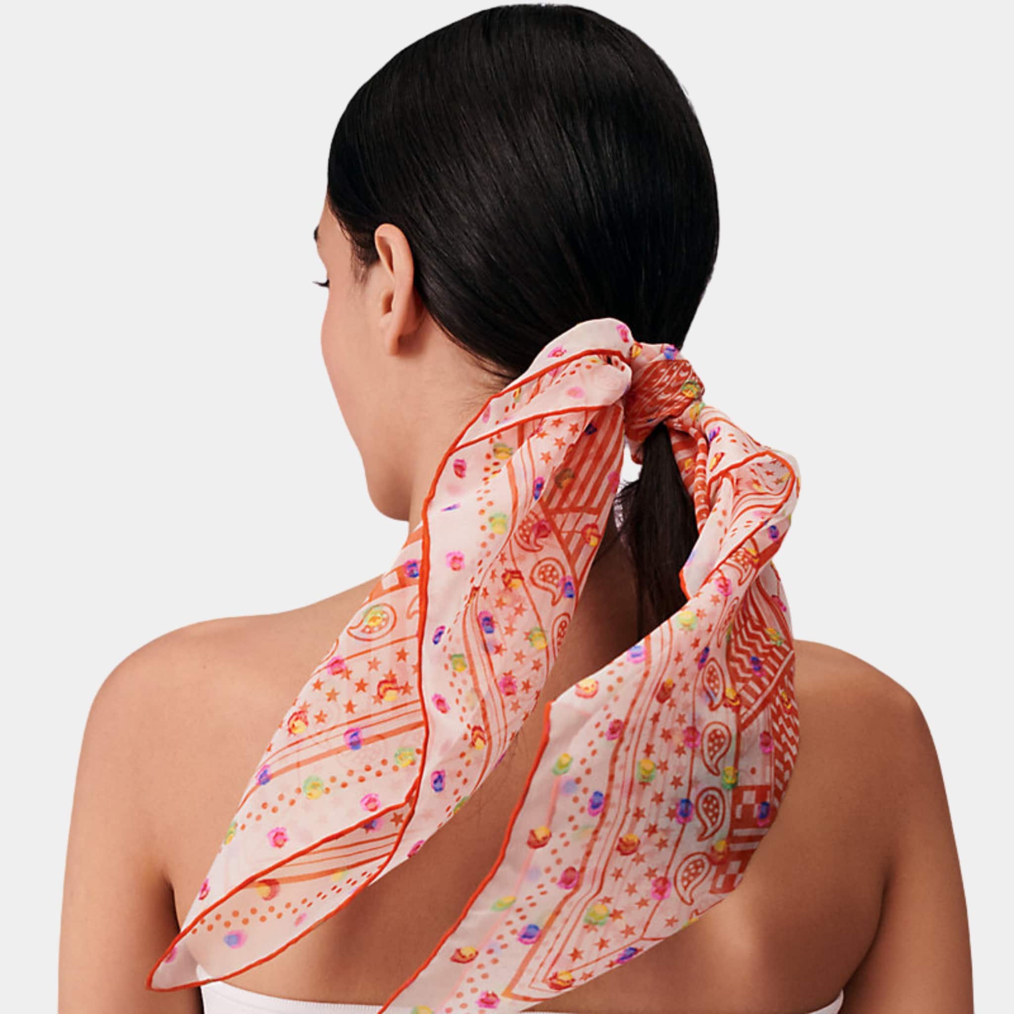 Sangles en Zig Zag Pois Rainbow Scarf 60