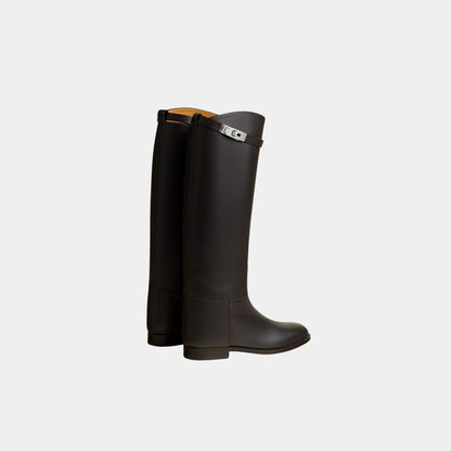 Short Jumping Boots in Calfskin