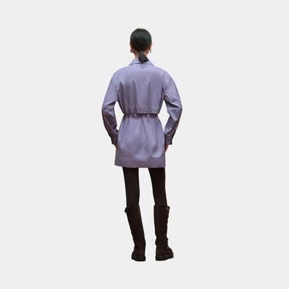 Short Polo Dress in Cotton Twill