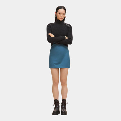 Skirt in Double Stretch Cotton Twill