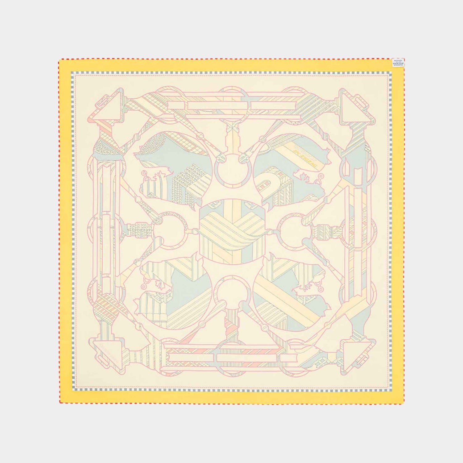 Tatersale en Zigzag double face scarf 90