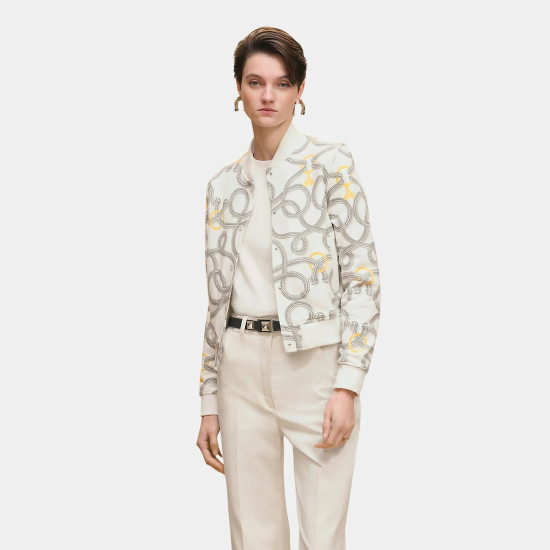Teddy Inspired Jacket with Palefroi Remix Print