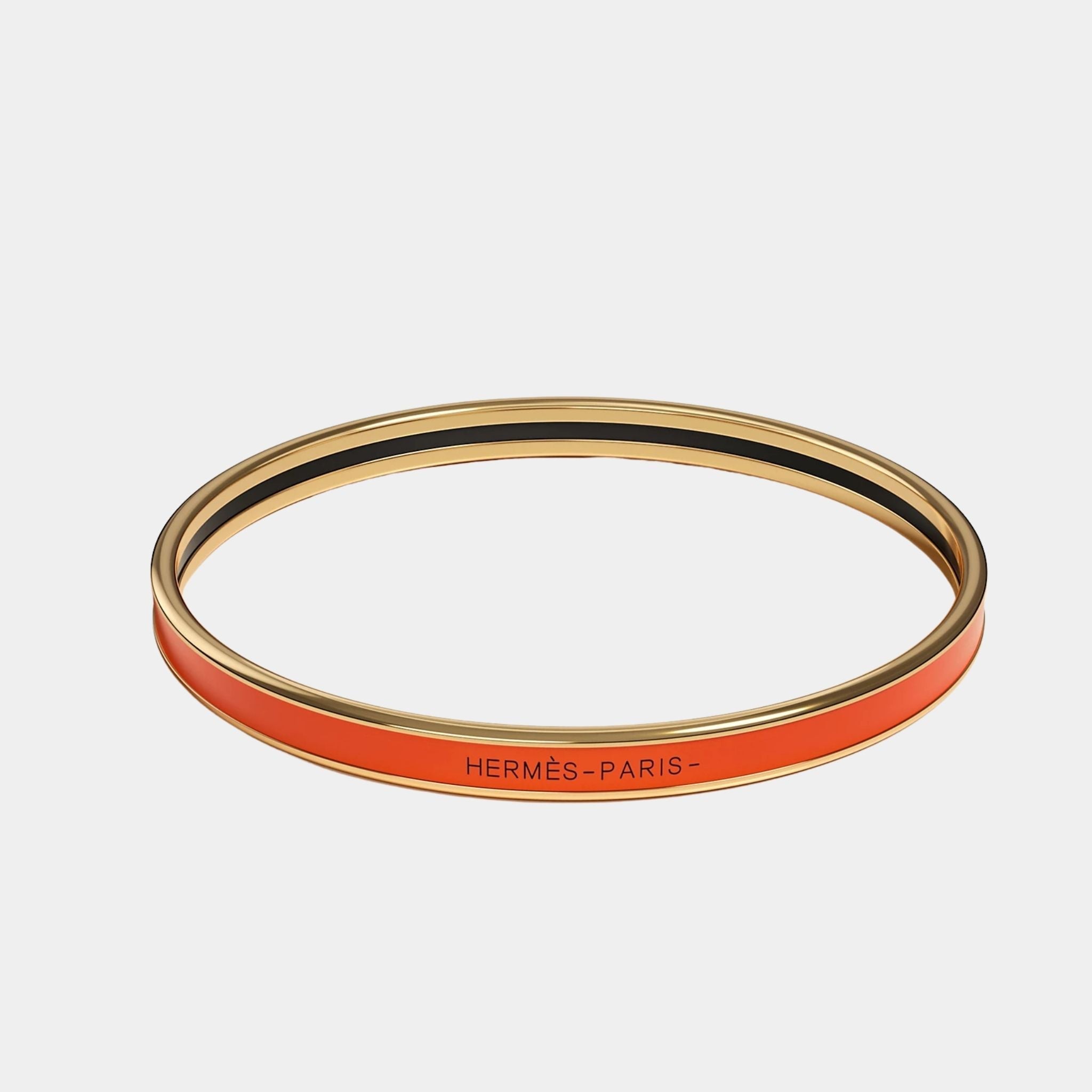Uni Bangle in Enamel Gold Plated