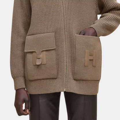 Wool Knit Cardigan
