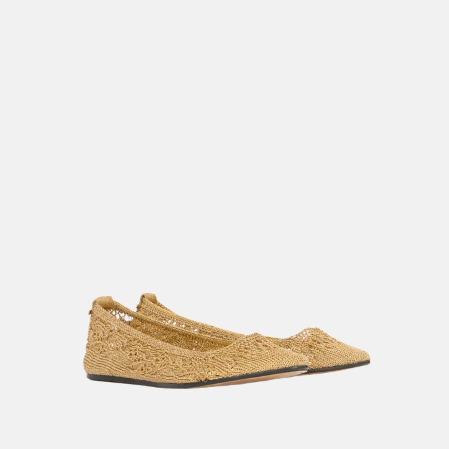 Belna Crochet Ballet Flats