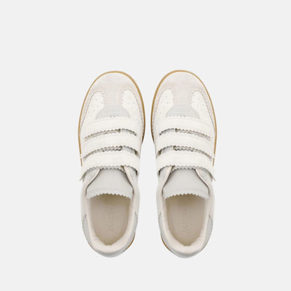 Beth Suede Calfskin Low-Top Sneakers