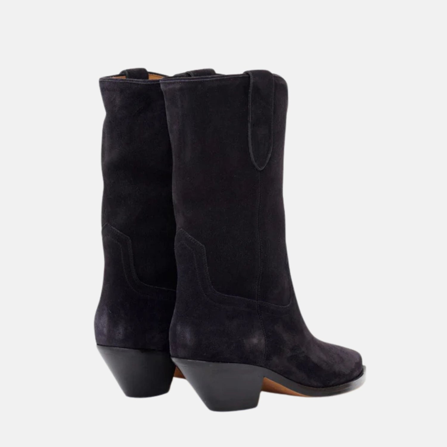 Dahope Cowboy Boots In Suede Calfskin Leather