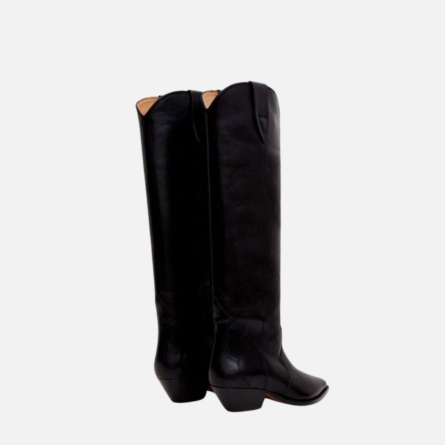 Denvee Cowboy Boots In Calfskin Leather