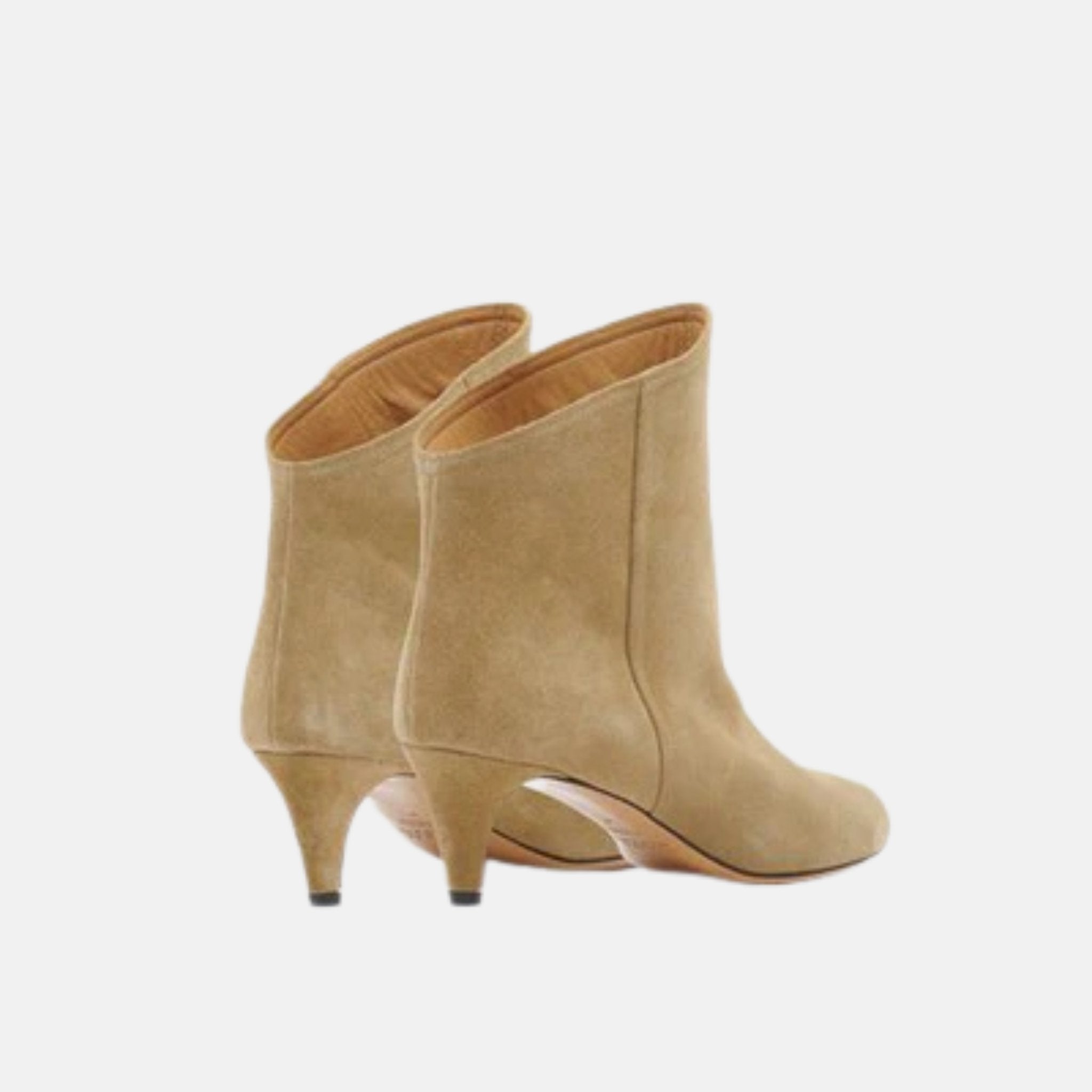 Dripi Low Boots In Calf Velvet Leather