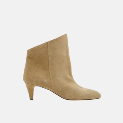 Dripi Low Boots In Calf Velvet Leather