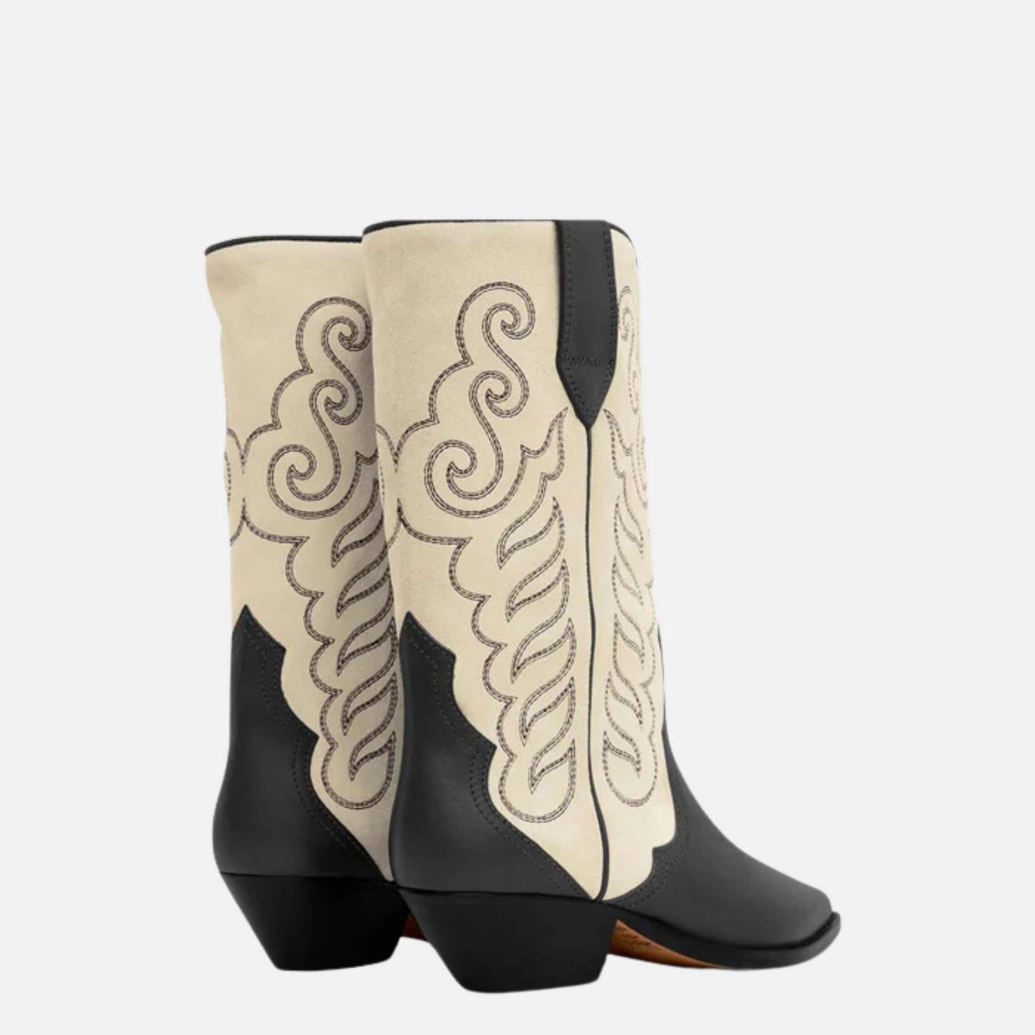 Duerto Cowboy Boots In Suede Leather