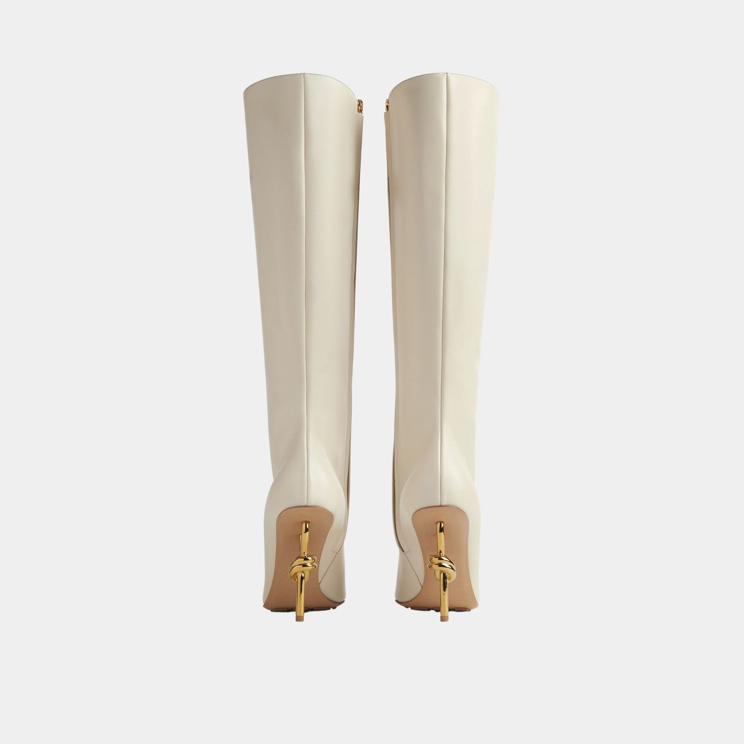 Knot Knee-High Boot Calfskin Leather