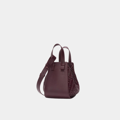 Compact Hammock Bag In Calfskin