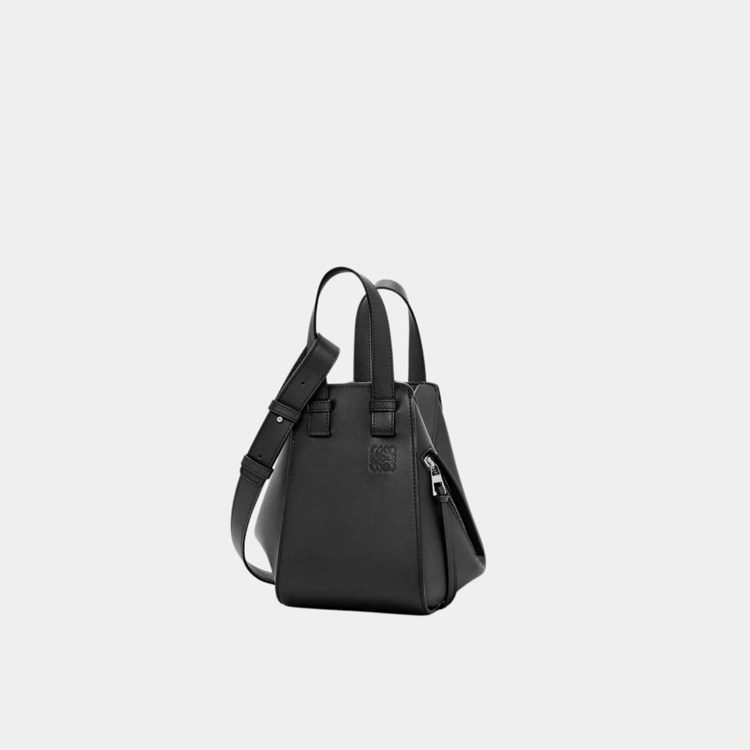 Compact Hammock Bag In Classic Calfskin