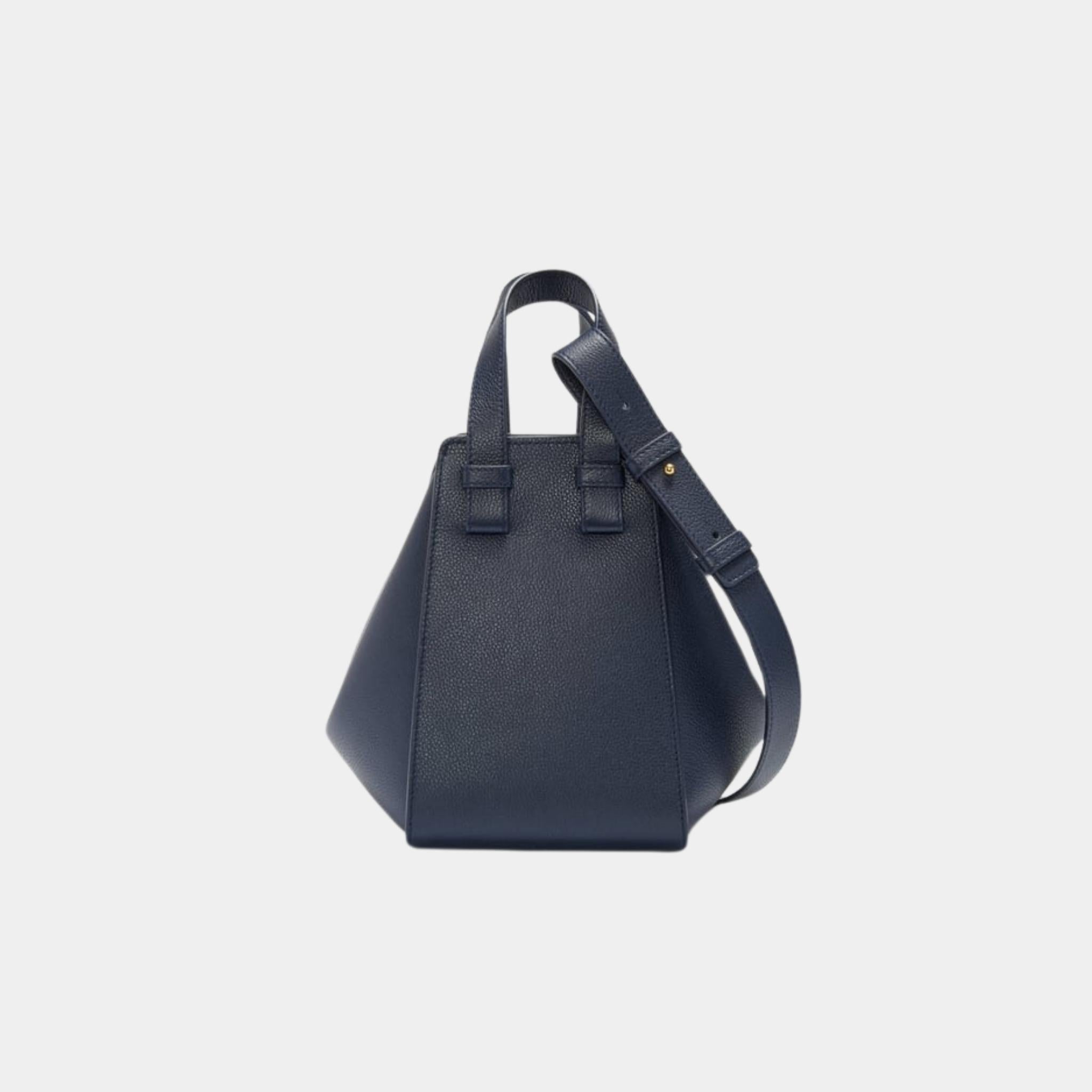 Compact Hammock Bag In Soft Grained Calfskin