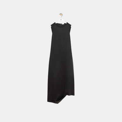 Draped Dress in Silk