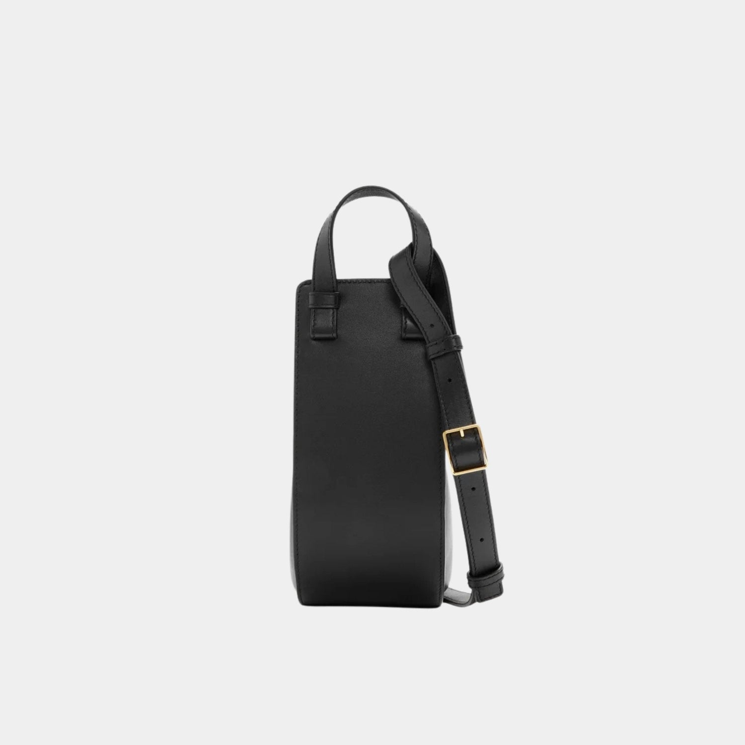 Hammock Slice Bag In Shiny Calfskin