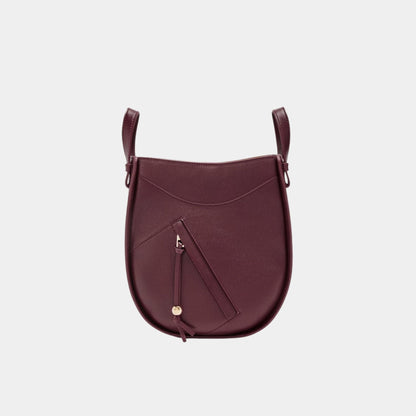 Hammock Slice Bag In Shiny Calfskin